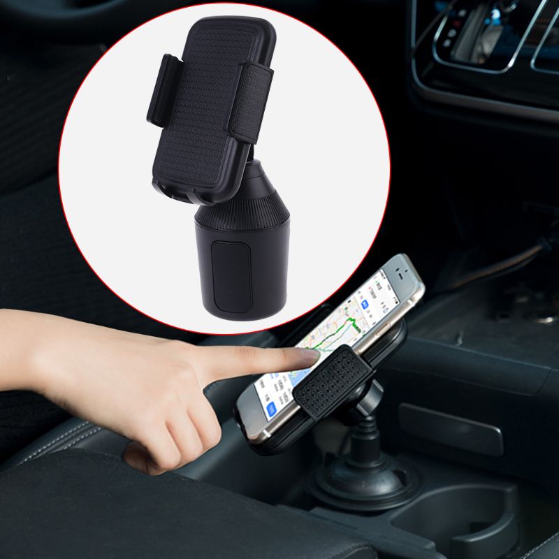Giá Đỡ Cốc / Điện Thoại Có Thể Điều Chỉnh Cho Xe Hơi