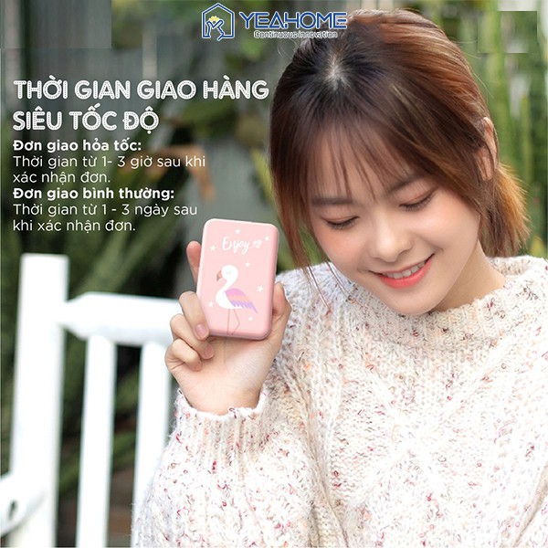 Pin Sạc dự phòng mini Yoobao P10W 10000mAh, Hàng chính hãng, Bảo hành 6 tháng