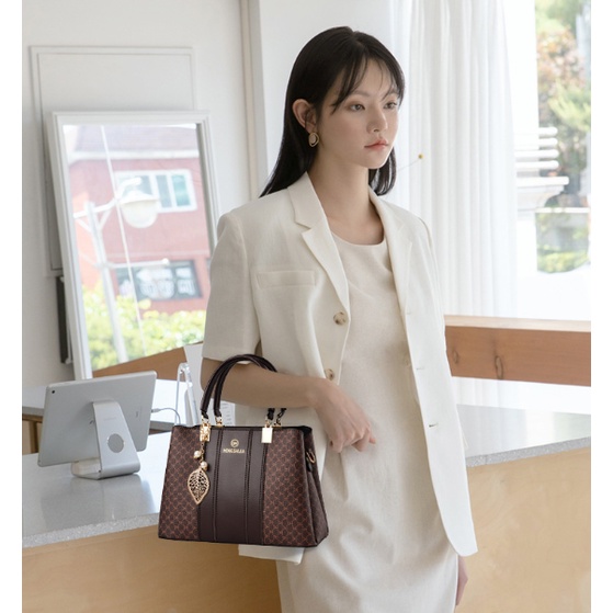 Hàng Có Sẵn Túi Xách Đeo Vai Phong Cách Boston Âu Mỹ Sang Trọng Giản Dị Dành Cho Bạn Nữ