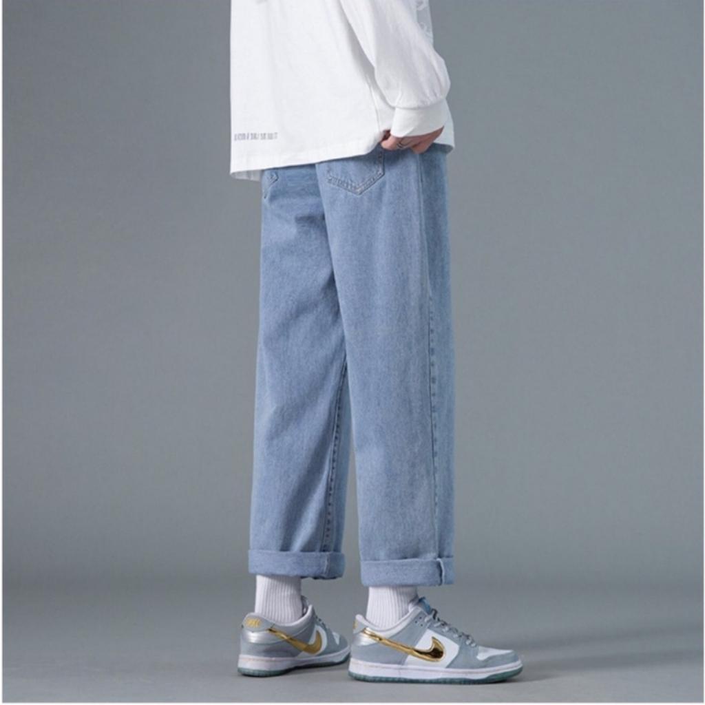 Quần jean nam tenji ad035tj quần bò nam baggy ống rộng cao cấp trẻ trung phong cách tenji store 7 (44-75kg)