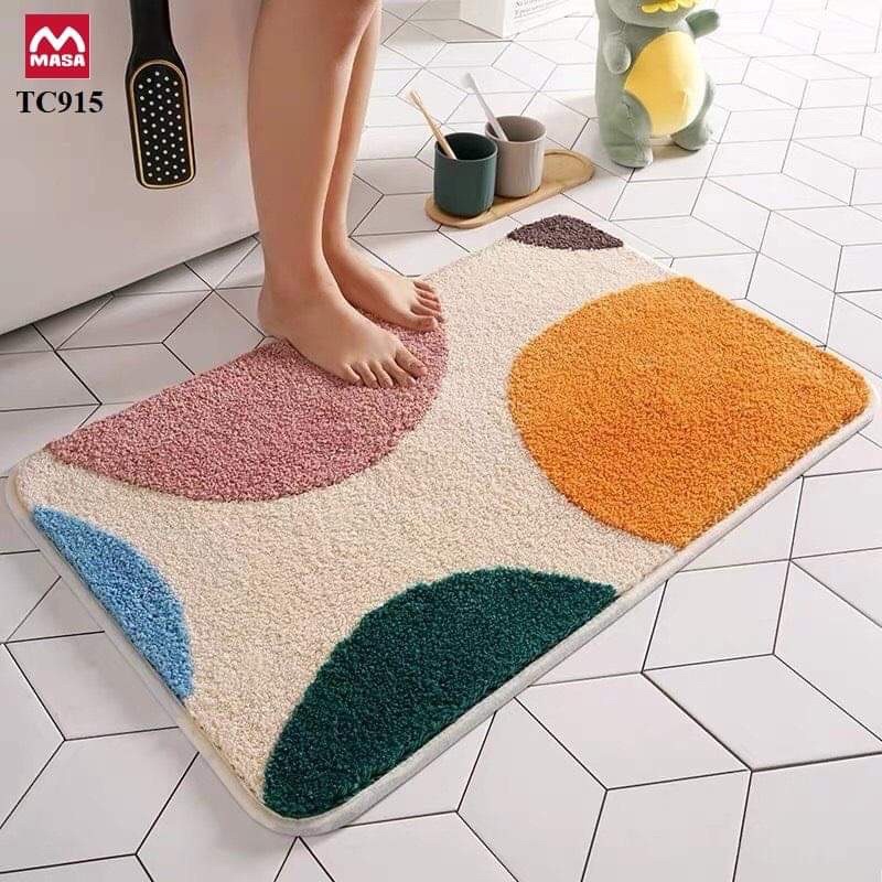 THẢM LAU CHÂN, THẢM CHÙI CHÂN LÔNG CỪU ĐẾ CAO SU CHỐNG TRƠN TRƯỢT, SIÊU THẤM CAO CẤP 40x60CM