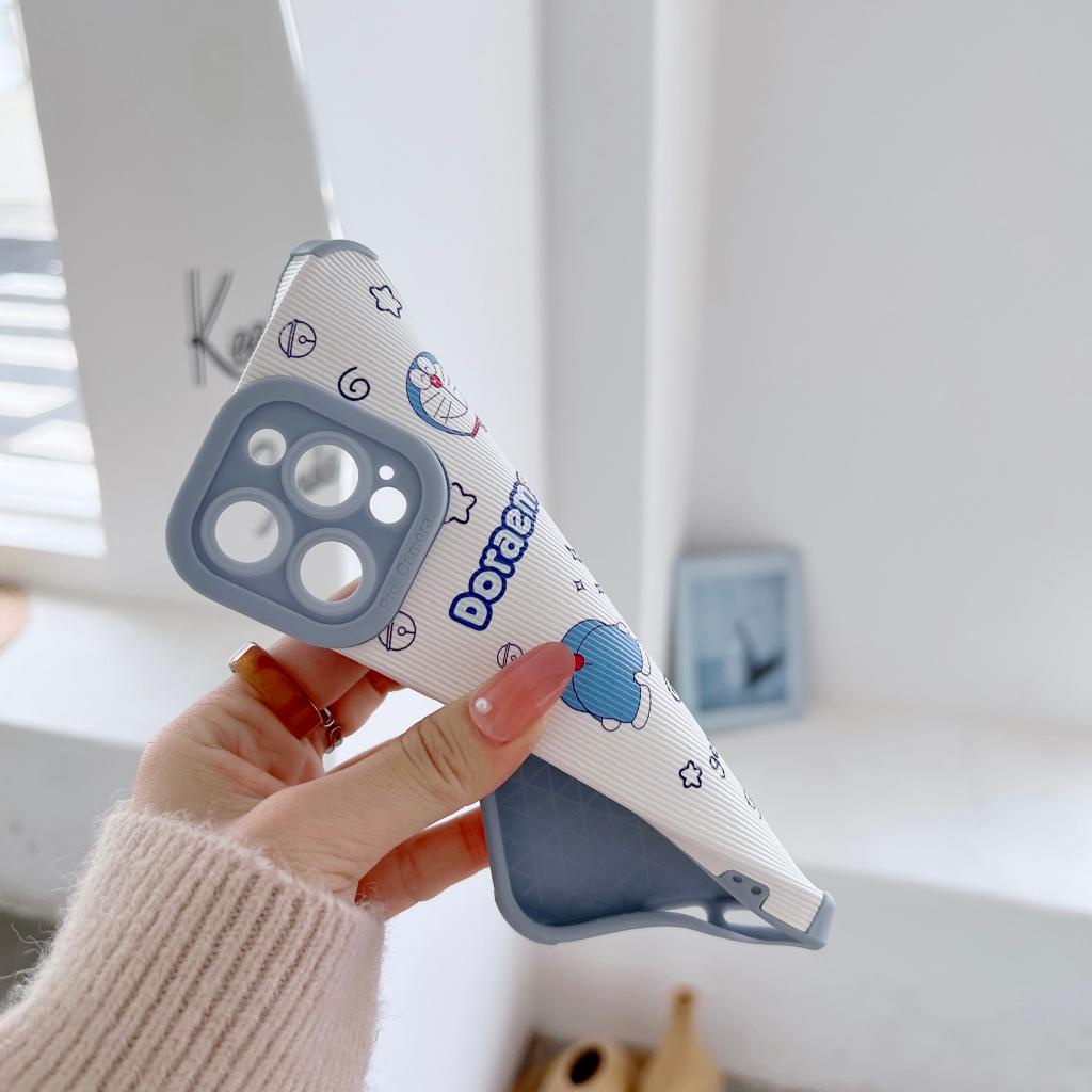 Ốp Điện Thoại Da Cừu Hình Mèo Cho iPhone 13 12 11 Pro Max X XS XR 8 7 Plus