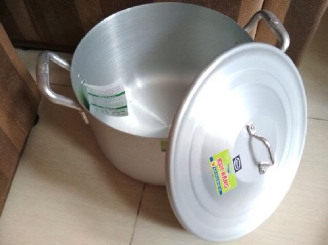 Nồi nhôm soup pot KIM HẰNG size to 32 34 36 38