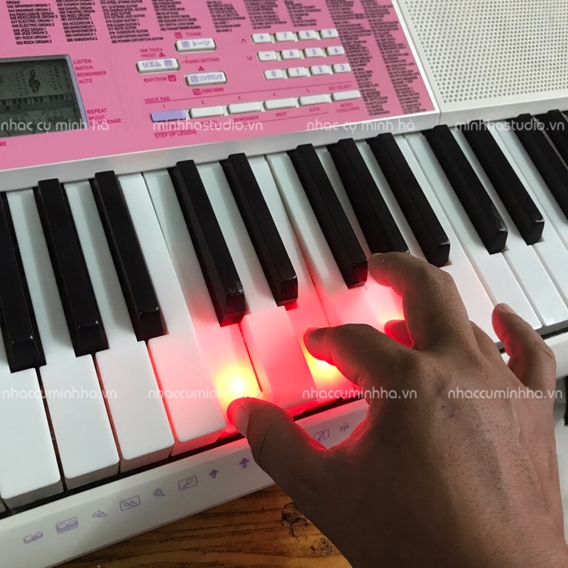 Đàn Organ Casio LK-115, đã qua sử dụng, phím cảm ứng đèn Led, âm thanh tuyệt hay