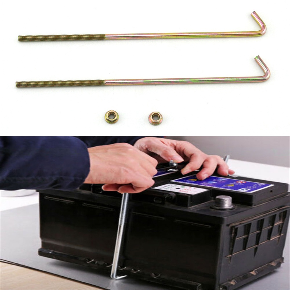 2 Chiếc 23cm Khay Pin Ô Tô Giữ Pin Kẹp Vít Cho D1 Spec CUSCO Buộc Xuống Giá Đỡ Chân Đế