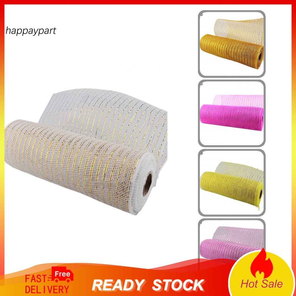 Lưới ruy băng trang trí giáng sinh có thể tái sử dụng DIY