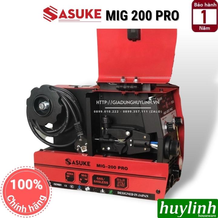 Máy hàn 3 chức năng Sasuke MIG 200 PRO - Tặng cuộn dây 1kg [sử dụng cuộn 1 - 5 kg]