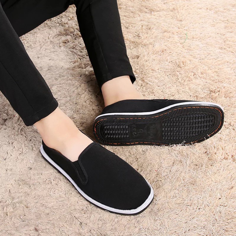 Sale [ HOT ] Giày vải nam nữ đế cao su chống trơn trượt chống nước giày bảo hộ lao động T760 2020