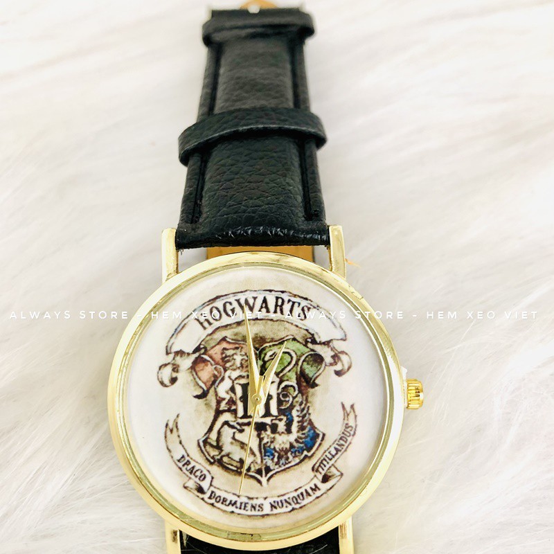 Đồng hồ Hogwarts - Phụ kiện thời trang mang phong cách phù thủy Harry Potter - Chuẩn hàng ALWAYS STORE