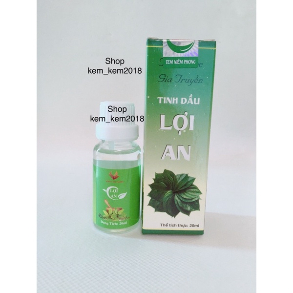 [Chính Hãng] Tinh Dầu Lợi An 20ml Khỏi Sổ Mũi, Khò Khè, Ho Đờm