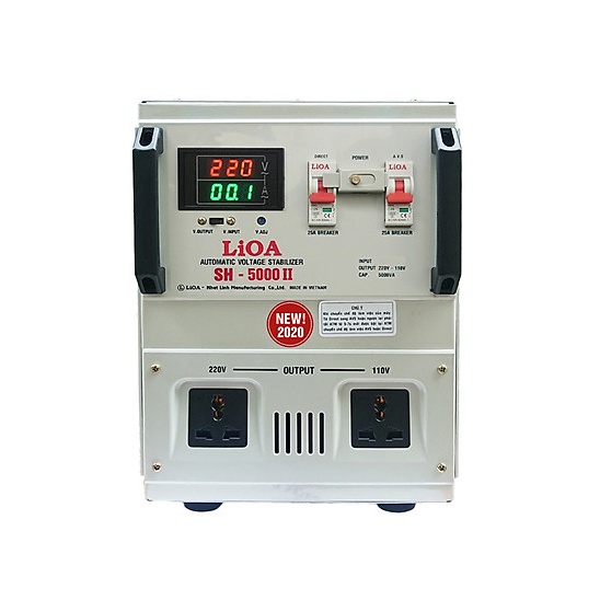 LIOA Ổn áp 1 pha 220V - 110V Từ 5000VA Hàng Việt Nam, chất lượng cao - BH 12 Tháng