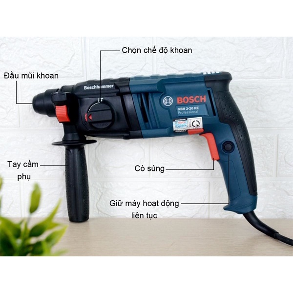 Máy Khoan 2-26 Boch,100% lỗi đồng, 3 chức năng, công suất 1000w, dây dẫn điện dài 4m, bảo hành 12 tháng. Hàng loại I