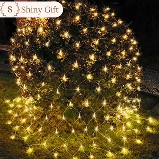 Đèn rèm led lưới cá vàng, đủ màu