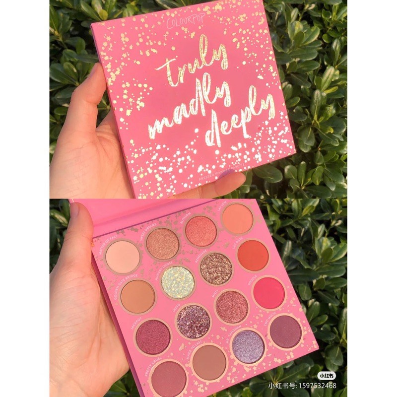 (BILL COLOURPOP) Bảng mắt Colourpop Truly Madly Deeply