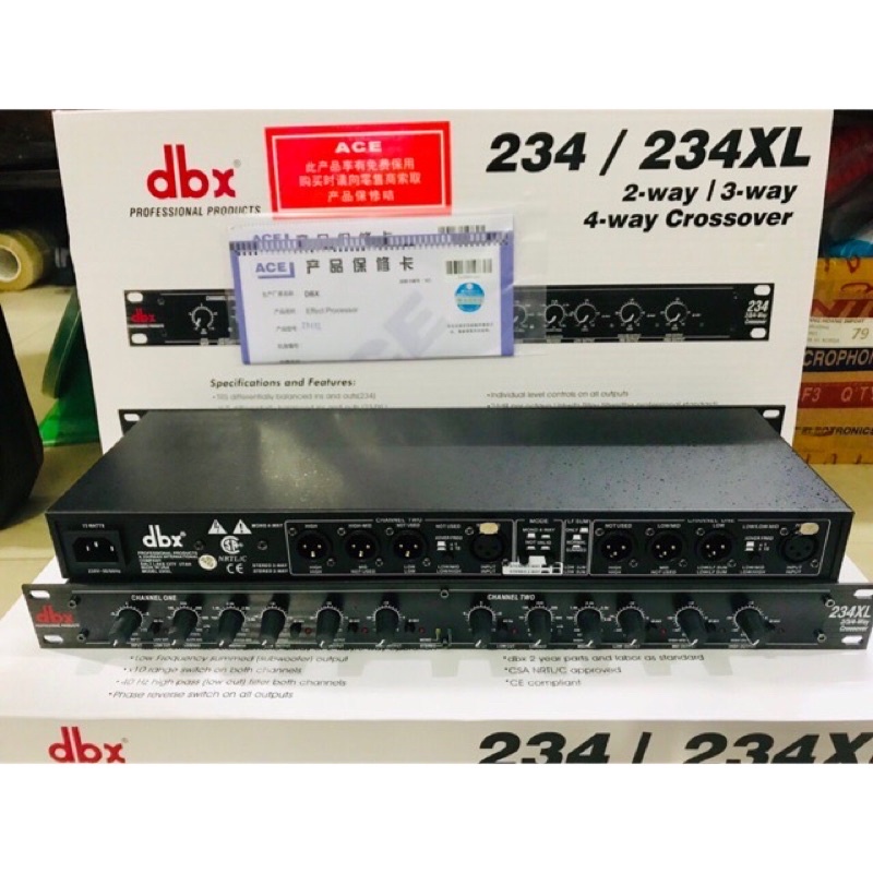 Bộ Cắt Sub DBX 234XL Crossover Chia 2 Way/ 3Way Hàng nhập taiwan
