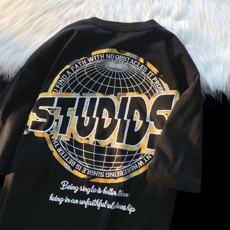 Áo thun unisex nam nữ cotton , áo thun form rộng tay lỡ, áo thun vòng tròn