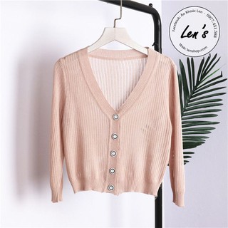 ÁO KHOÁC LEN CARDIGAN MỎNG LỬNG