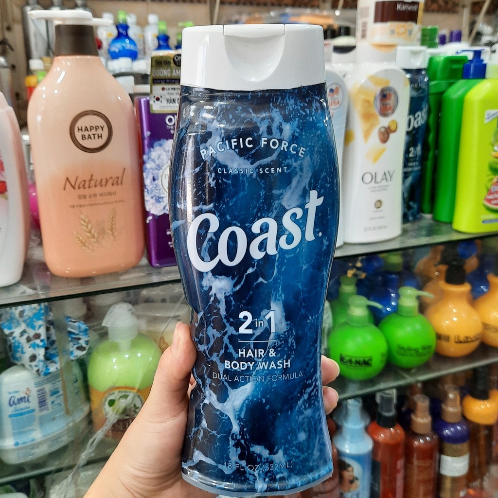 DẦU GỘI TẮM 2 IN 1 COAST CLASSIC 532ML - 728