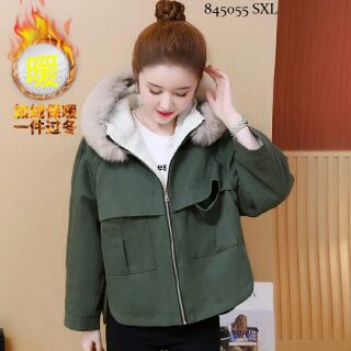 Áo khoác kaki lót lông hàng quảng châu