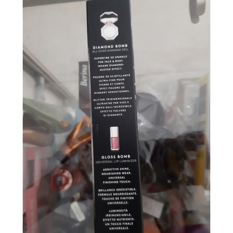 Tách Set FENTY Diamond Bomb Baby Son Bóng Và Highlighter Minisize