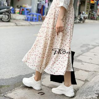 [🚛FREESHIP]Chân váy dài Vintage[Ảnh thật]