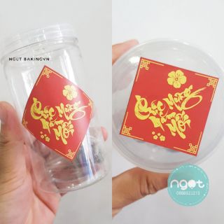 Tem tết Chúc mừng năm mới vuông