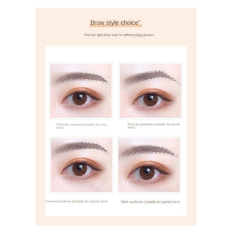 Chì Kẻ Lông Mày Hai Đầu Siêu Mịn Không Thấm Nước