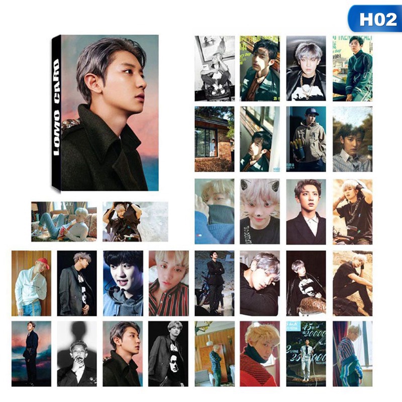 Hộp 30 Ảnh Lomo Card Nhóm Nhạc EXO Don 'T Mess Up My Tempo