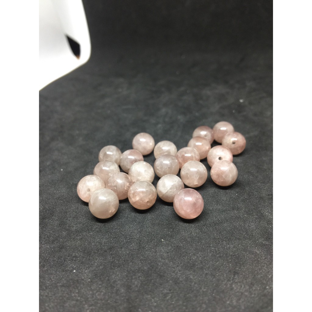 Hạt tròn Rose Quartz Madagascar - Handmade