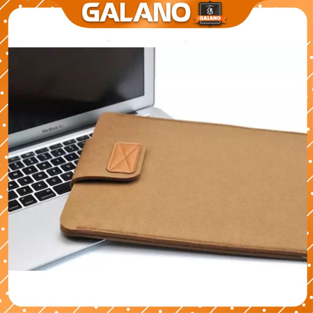 Túi Chống Sốc Laptop, Macbook GALANO Đựng Máy Tính 11, 13, 15 inch Chất Liệu Dạ Siêu Dày Chống Va Đập TA-001077