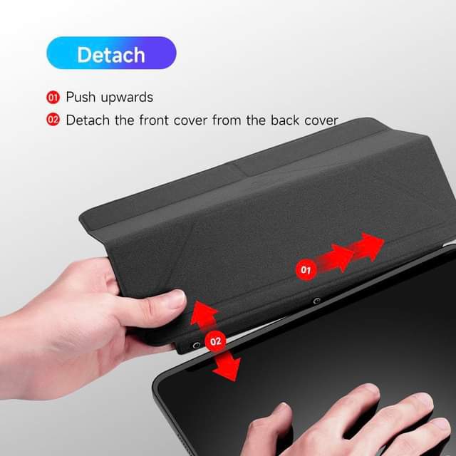 🌟🌟 Ốp Bao Da Lưng Trong viền chống sốc Dux Ducis Khay Bút tháo lắp 2 mặt IPAD gen 10.9 10.2 12.9 pro 11 2022 2020 2021
