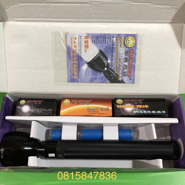 💥 hàng chính hãng 💯 💥 đèn pin siêu sáng WaSing : WFL - AD3L