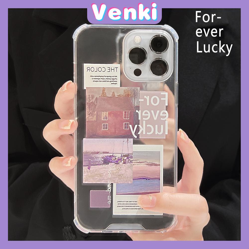 Ốp điện thoại acrylic tráng gương chống sốc thích hợp cho iPhone 11 Pro Max 13 Pro Max 12 Pro Max 7Plus XS Max