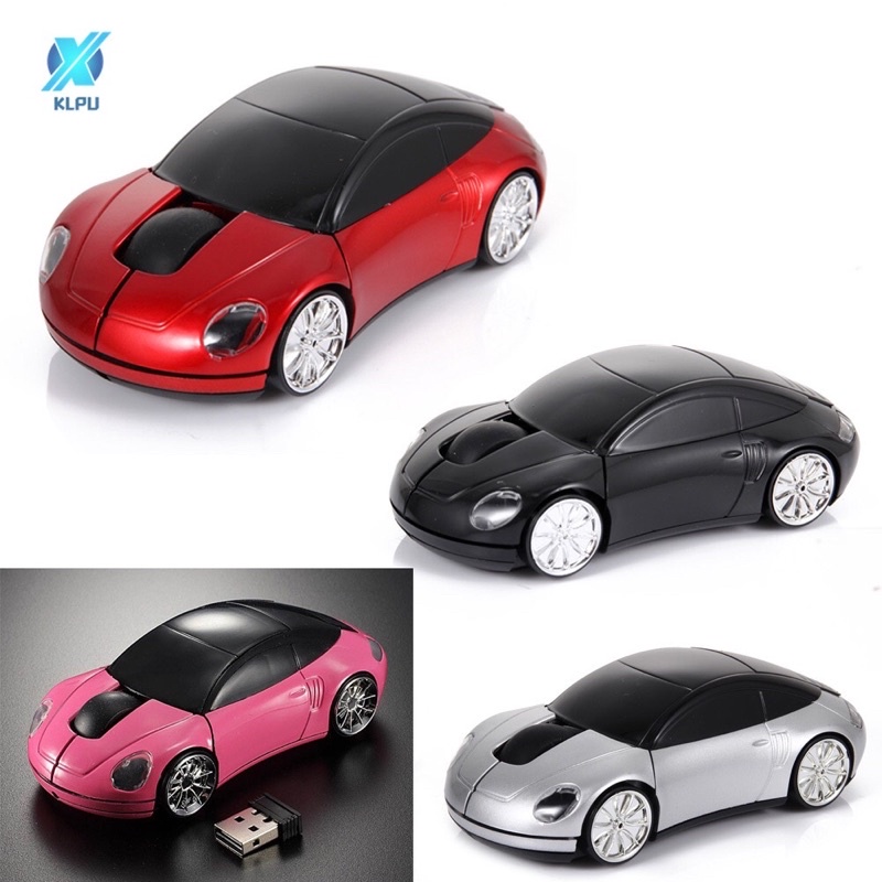 Chuột Quang Không Dây Hình Xe Hơi 2.4ghz Cho Máy Tính, Laptop, Chuột không dây 1600 Dpi hình xe hơi độc đáo đẹp mắt