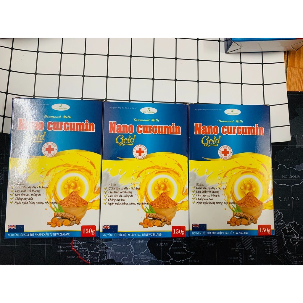 Sữa nghệ nano curcumin gold diamond milk