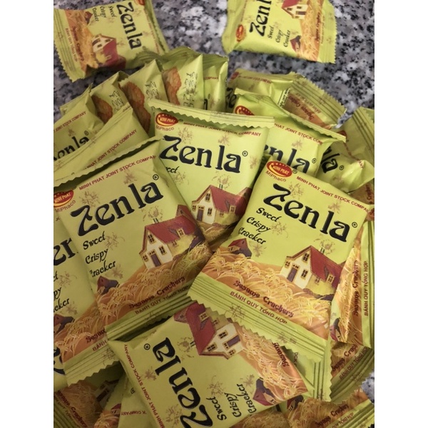 500g Bánh Quy Mè Vừng Zenla Đặc Biệt Thơm Ngon - Hàng Chuẩn Công Ty