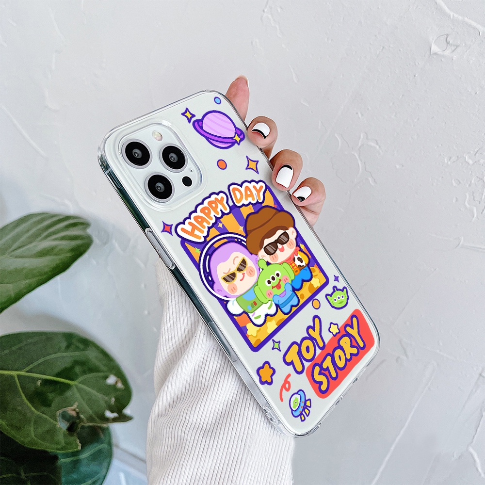 DISNEY Ốp Điện Thoại Tpu Dẻo Họa Tiết Toy Story Cho iPhone 11 12 13 pro max XS X XR XSMax 7 8 6 6s plus SE 2020
