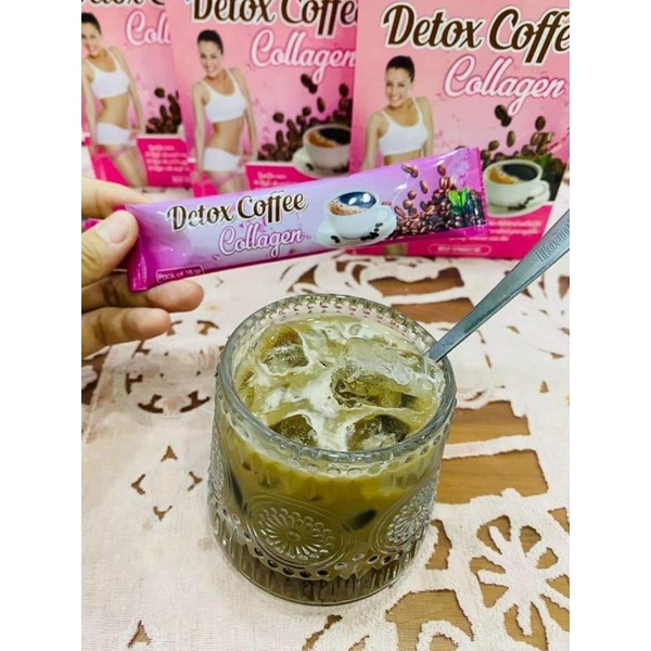 Coffee collagen- thải độc tố- dảm mỡ thừa -làm đẹp da