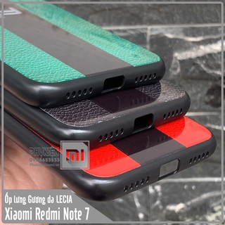 Ốp lưng Xiaomi Redmi Note 7 Gương da LECIA