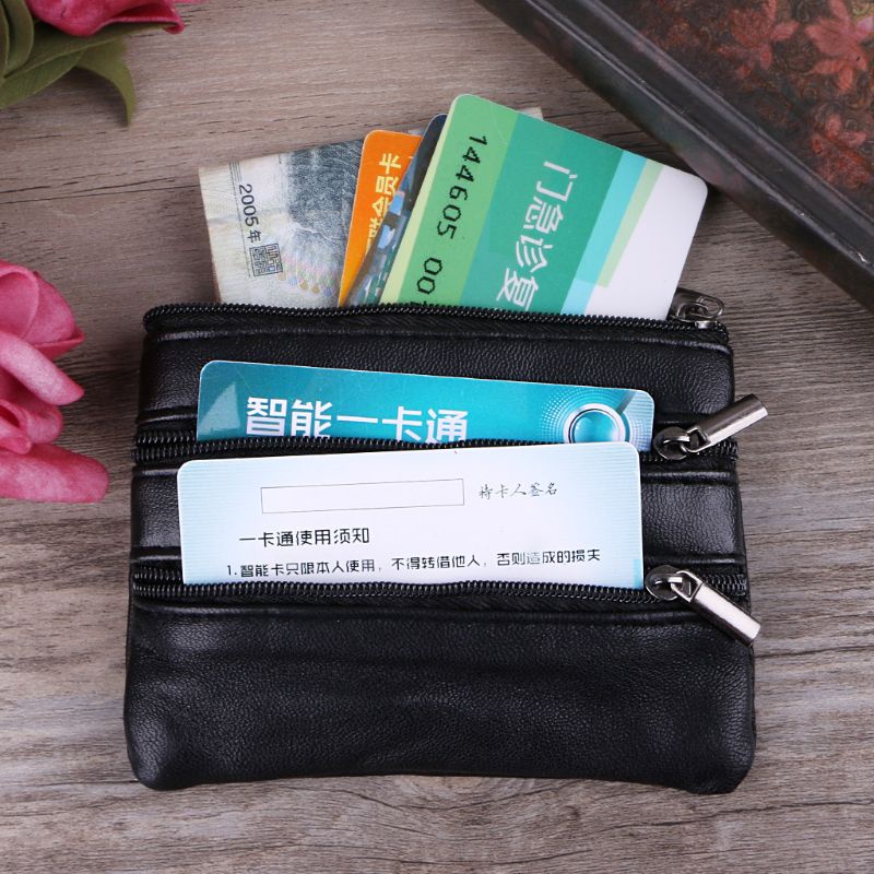 Ví Đựng Tiền Xu Mini Có Khóa Kéo Thời Trang Cho Nữ