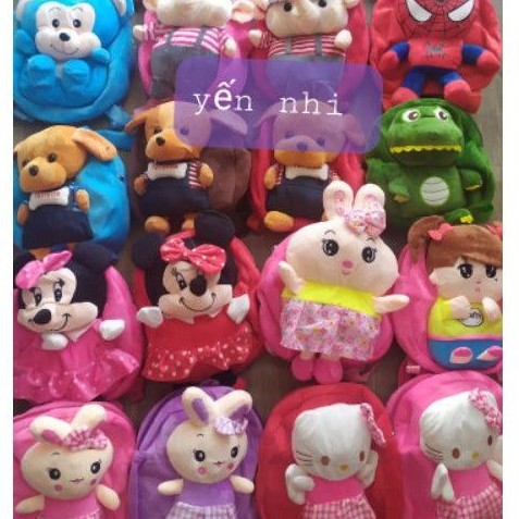 Combo sỉ  balo thú cho bé 10 chiếc đủ hình thú
