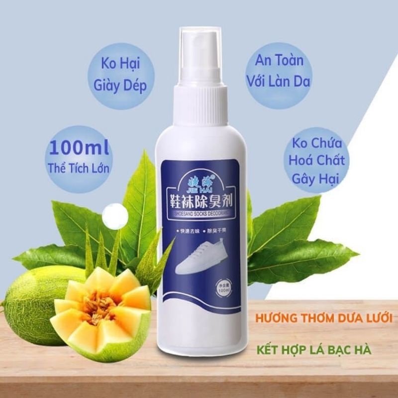 Chai Xịt Khử Mùi Giày - Hôi Chân - Nón Bảo Hiểm - Túi xách KYOUSHIJIA