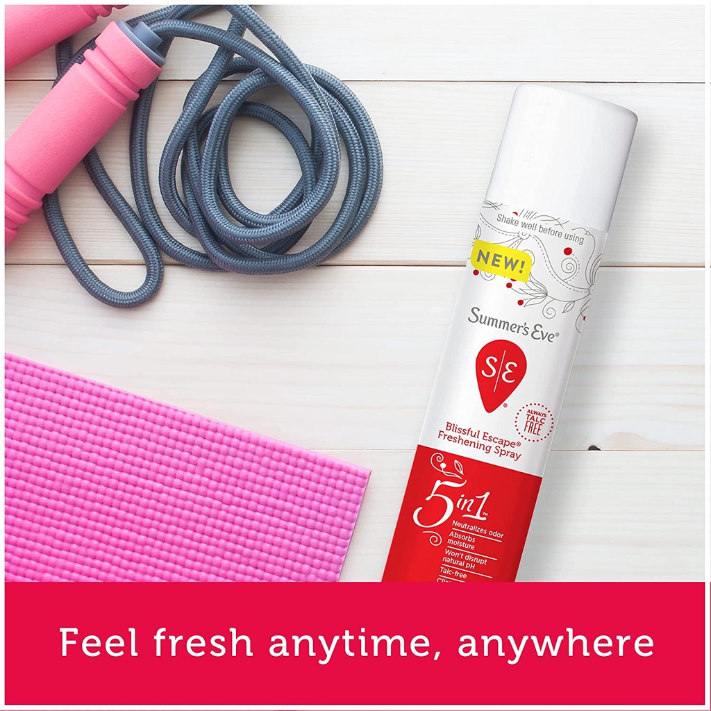 Xịt thơm phụ khoa xịt khử mùi vùng kín Summer Eve USA 57ml