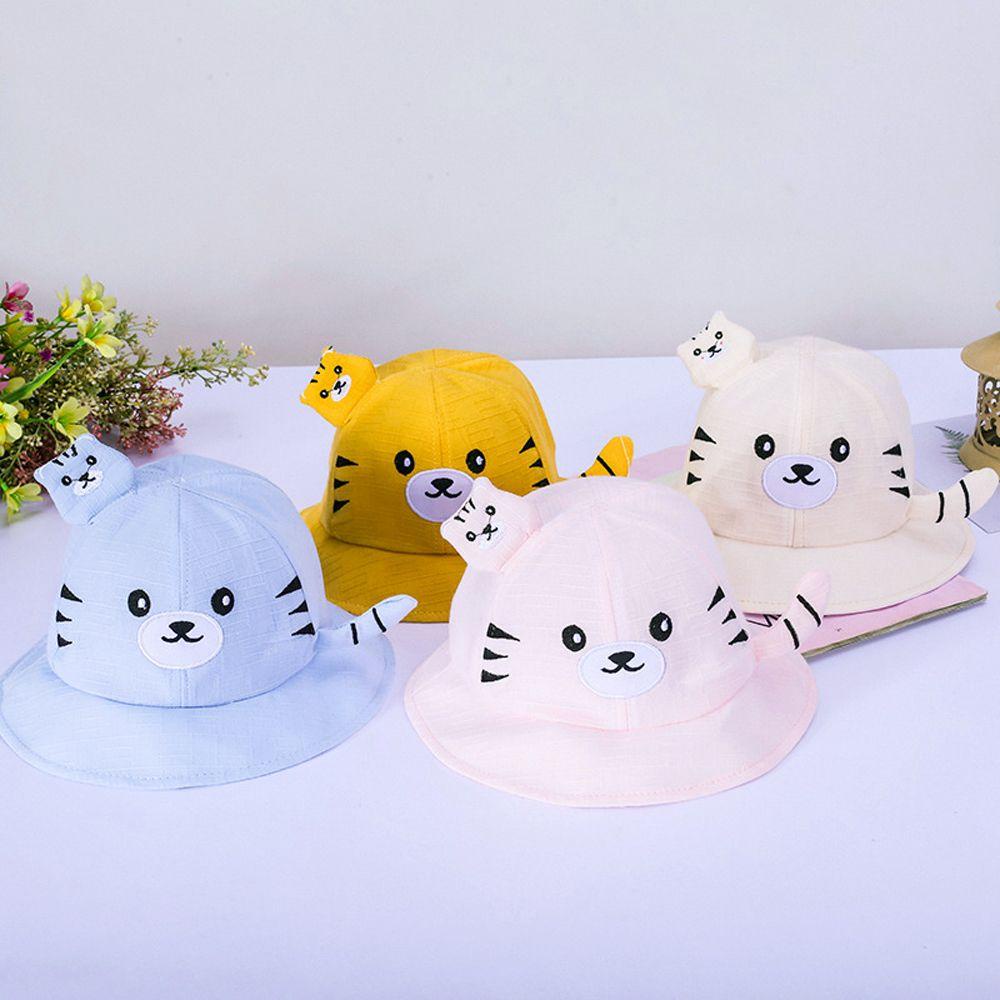 Mũ Bucket Mềm Mại In Họa Tiết Thỏ Hoạt Hình Thời Trang Đi Biển Cho Bé Trai Và Gái