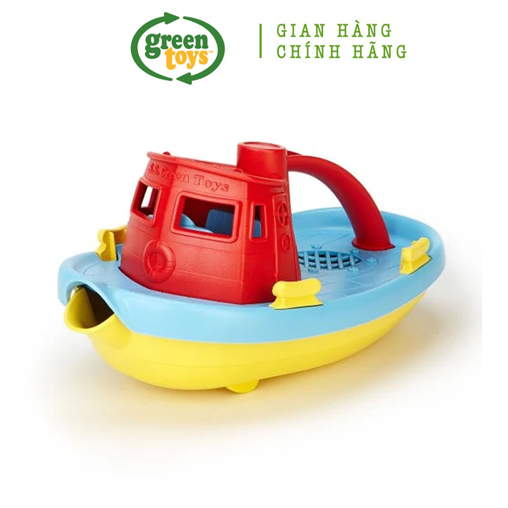 Đồ chơi tàu thuỷ kéo Green Toys - Đỏ