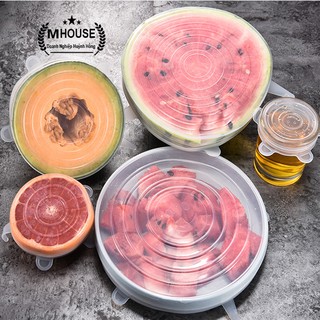 Combo 6 Miếng Màng Bọc Thực Phẩm An Toàn Vệ Sinh