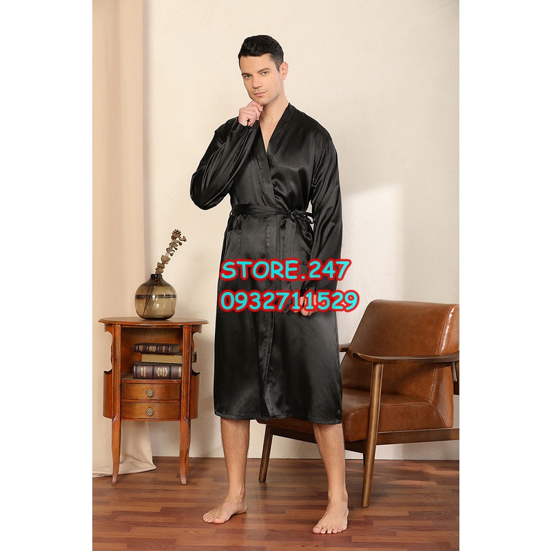 ÁO CHOÀNG NAM, ÁO CHOÀNG NGỦ PHI LỤA DƯỚI 80KG