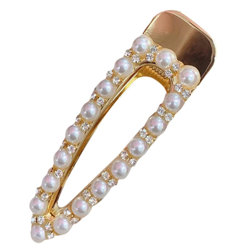 Kẹp Tóc Đính Ngọc Trai Giả Phong Cách Vintage Cho Cô Dâu