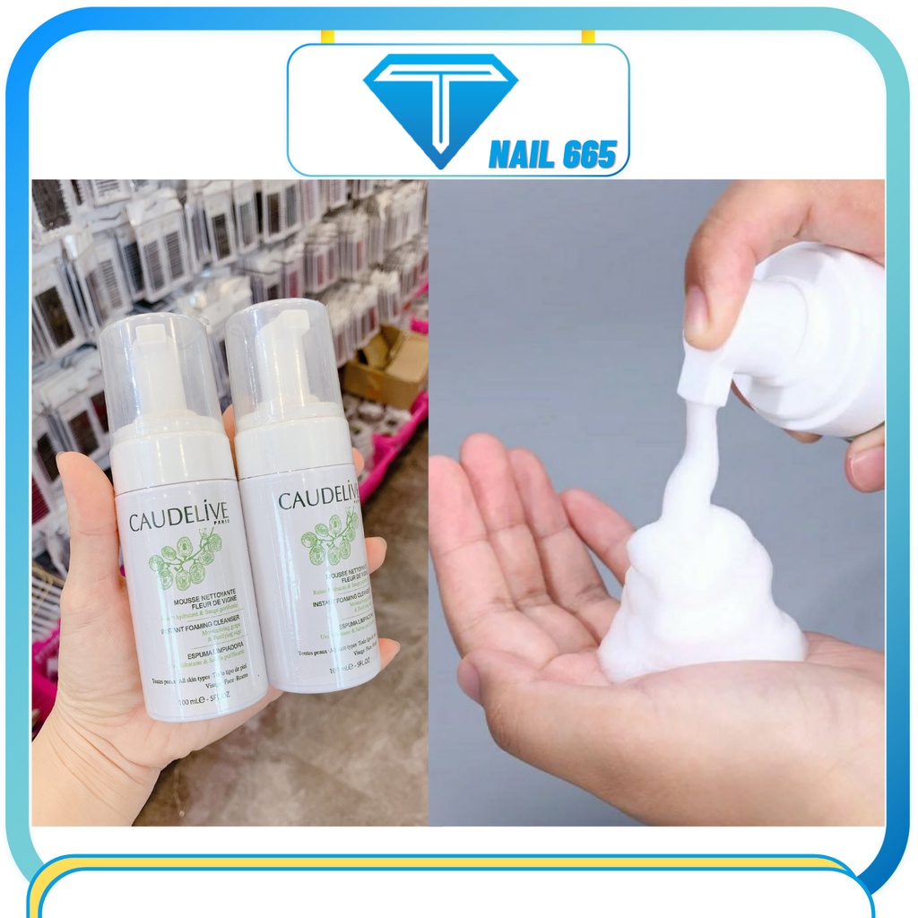 Bọt vệ sinh mi trước và sau khi nối, Nước rửa mi, tạo bọt  DECAULIVE 100ml