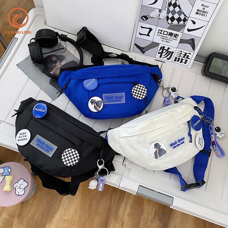 Túi đeo chéo trước ngực YAZHOULONG trẻ trung thời trang cá tính dành cho cả nam và nữ